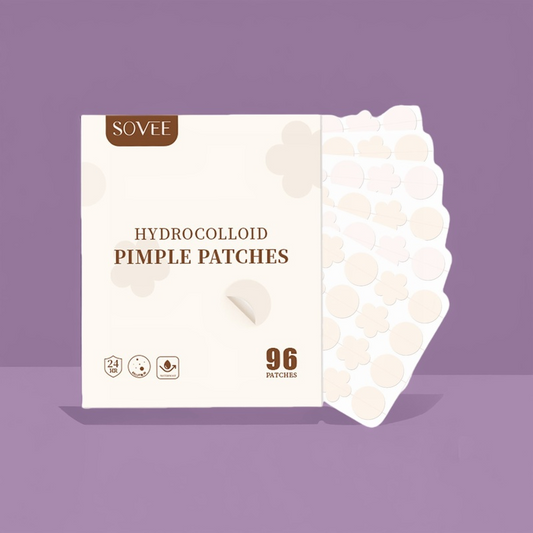 SOVEE Hydrocolloid Pimple Patches for Face - Gentle, Non-Irritating, 12mm Spot Cover for Blemishes & Breakouts, with Tea Tree Oil, Salicylic Acid & Centella Asiatica - All-Day Skincare Solution.